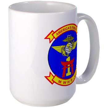 MWHS1 - M01 - 03 - Marine Wing Headquarters Squadron 1 - Large Mug