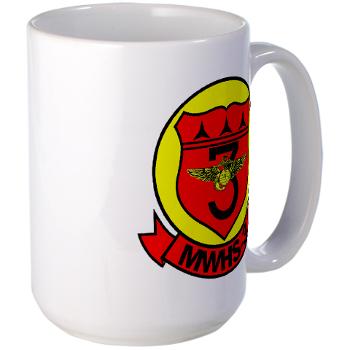 MWHS3 - M01 - 03 - Marine Wing Headquarters Squadron 3 - Large Mug - Click Image to Close