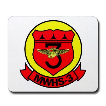 MWHS3 - M01 - 03 - Marine Wing Headquarters Squadron 3 - Mousepad - Click Image to Close