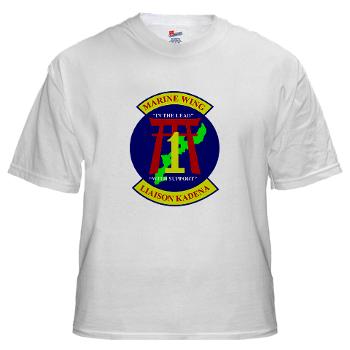 MWLK - A01 - 04 - Marine Wing Liaison Kadena White T-Shirt