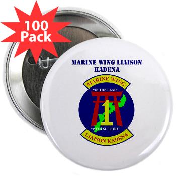 MWLK - M01 - 01 - Marine Wing Liaison Kadena with Text 2.25" Button (100 pack)