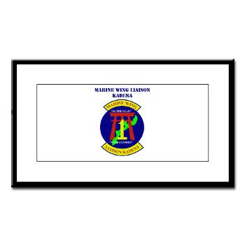 MWLK - M01 - 02 - Marine Wing Liaison Kadena with Text Small Framed Print - Click Image to Close