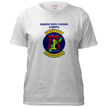 MWLK - A01 - 04 - Marine Wing Liaison Kadena with Text Women's T-Shirt - Click Image to Close