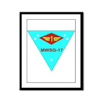 MWSG17 - M01 - 02 - Marine Wing Support Group 17 Framed Panel Print