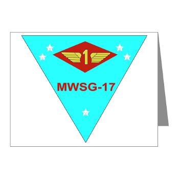 MWSG17 - M01 - 02 - Marine Wing Support Group 17 Note Cards (Pk of 20)