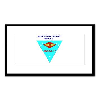 MWSG17 - M01 - 02 - Marine Wing Support Group 17 with Text Small Framed Print - Click Image to Close