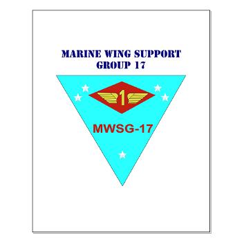 MWSG17 - M01 - 02 - Marine Wing Support Group 17 with Text Small Poster