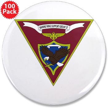 MWSG27 - A01 - 01 - USMC - Marine Wing Support Group 27 (MWSG-27) - 3.5" Button (100 pack)