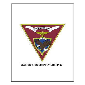 MWSG27 - A01 - 01 - USMC - Marine Wing Support Group 27 (MWSG-27) with Text - Small Poster
