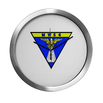 MWSG37 - M01 - 03 - Marine Wing Support Group 37 - Modern Wall Clock - Click Image to Close