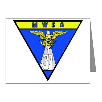 MWSG37 - M01 - 02 - Marine Wing Support Group 37 - Note Cards (Pk of 20)