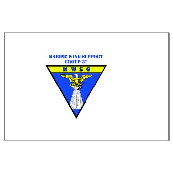 MWSG37 - M01 - 02 - Marine Wing Support Group 37 with Text - Large Poster - Click Image to Close