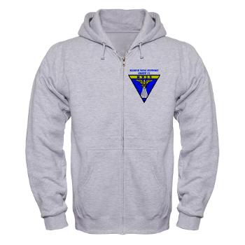 MWSG37 - A01 - 03 - Marine Wing Support Group 37 with Text - Zip Hoodie