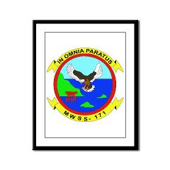 MWSS171 - M01 - 02 - Marine Wing Support Squadron 171 Framed Panel Print