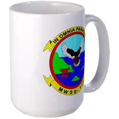 MWSS171 - M01 - 03 - Marine Wing Support Squadron 171 Large Mug - Click Image to Close