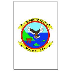 MWSS171 - M01 - 02 - Marine Wing Support Squadron 171 Mini Poster Print - Click Image to Close