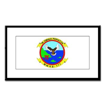 MWSS171 - M01 - 02 - Marine Wing Support Squadron 171 Small Framed Print - Click Image to Close