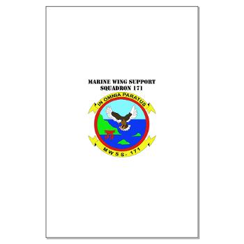 MWSS171 - M01 - 02 - Marine Wing Support Squadron 171 with Text Large Poster