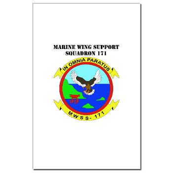 MWSS171 - M01 - 02 - Marine Wing Support Squadron 171 with Text Mini Poster Print