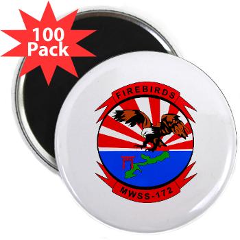 MWSS172 - M01 - 01 - Marine Wing Support Squadron 172 2.25" Magnet (100 pack)