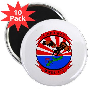 MWSS172 - M01 - 01 - Marine Wing Support Squadron 172 2.25" Magnet (10 pack)
