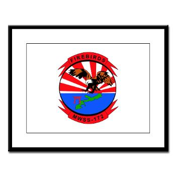 MWSS172 - M01 - 02 - Marine Wing Support Squadron 172 Large Framed Print - Click Image to Close