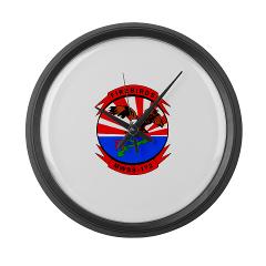 MWSS172 - M01 - 03 - Marine Wing Support Squadron 172 Large Wall Clock - Click Image to Close