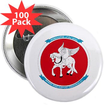 MWSS271 - M01 - 01 - Marine Wing Support Squadron 271 (MWSS 271) 2.25" Button (100 pack) - Click Image to Close