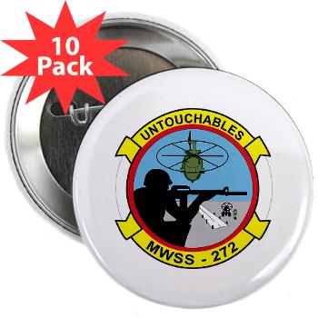 MWSS272 - M01 - 01 - Marine Wing Support Squadron 272 (MWSS 272) 2.25" Button (10 pack) - Click Image to Close