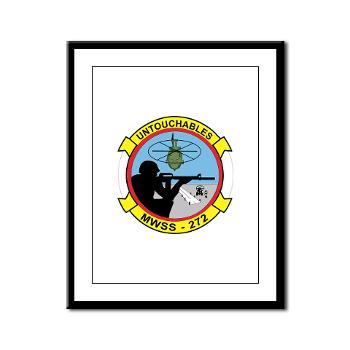 MWSS272 - M01 - 02 - Marine Wing Support Squadron 272 (MWSS 272) Framed Panel Print