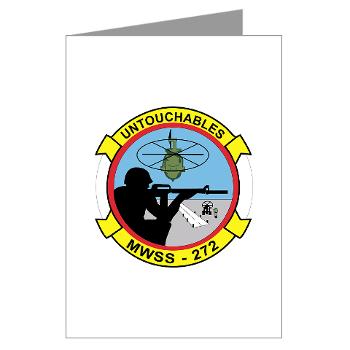 MWSS272 - M01 - 02 - Marine Wing Support Squadron 272 (MWSS 272) Greeting Cards (Pk of 10) - Click Image to Close
