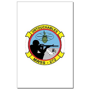 MWSS272 - M01 - 02 - Marine Wing Support Squadron 272 (MWSS 272) Mini Poster Print