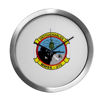 MWSS272 - M01 - 03 - Marine Wing Support Squadron 272 (MWSS 272) Modern Wall Clock - Click Image to Close