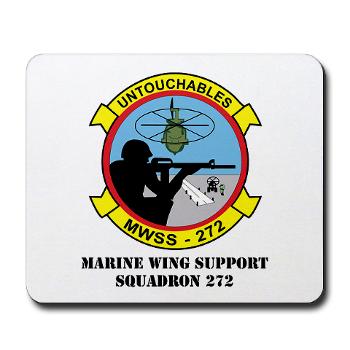 MWSS272 - M01 - 03 - Marine Wing Support Squadron 272 (MWSS 272) with text Mousepad - Click Image to Close