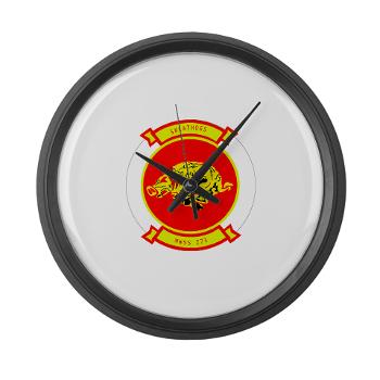 MWSS273 - M01 - 03 - Marine Wing Support Squadron 273 (MWSS 273) Large Wall Clock - Click Image to Close