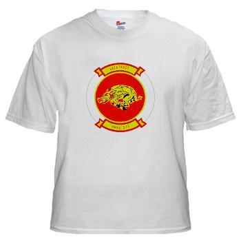 MWSS273 - A01 - 04 - Marine Wing Support Squadron 273 (MWSS 273) White T-Shirt