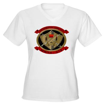 MWSS274 - A01 - 04 - Marine Wing Support Squadron 274 (MWSS 274) - Women's V -Neck T-Shirt