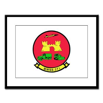 MWSS371 - M01 - 02 - Marine Wing Support Squadron 371 - Large Framed Print - Click Image to Close