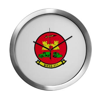 MWSS371 - M01 - 03 - Marine Wing Support Squadron 371 - Modern Wall Clock - Click Image to Close