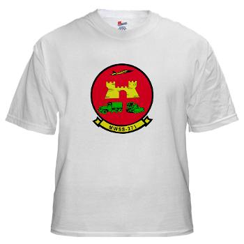 MWSS371 - A01 - 04 - Marine Wing Support Squadron 371 - White t-Shirt