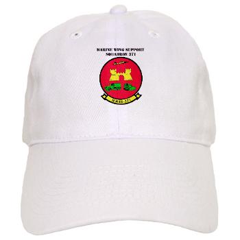 MWSS371 - A01 - 01 - Marine Wing Support Squadron 371 with Text - Cap