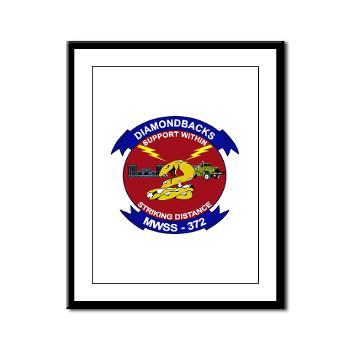 MWSS372 - M01 - 02 - Marine Wing Support Squadron 372 - Framed Panel Print