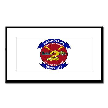 MWSS372 - M01 - 02 - Marine Wing Support Squadron 372 - Small Framed Print