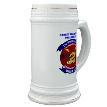 MWSS372 - M01 - 03 - Marine Wing Support Squadron 372 with Text - Stein - Click Image to Close