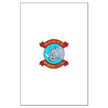 MWSS374 - M01 - 02 - Marine Wing Support Squadron 374 - Large Poster