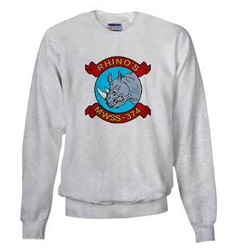 MWSS374 - A01 - 03 - Marine Wing Support Squadron 374 - Sweatshirt - Click Image to Close