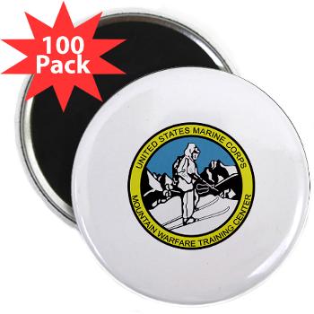 MWTC - M01 - 01 - Mountain Warfare Training Center - 2.25" Magnet (100 pack) - Click Image to Close