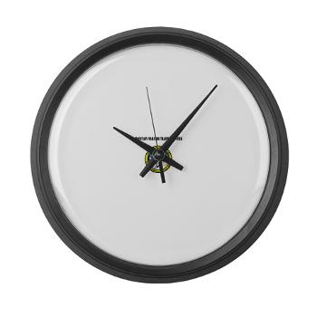 MWTC - M01 - 03 - Mountain Warfare Training Center with Text - Large Wall Clock - Click Image to Close
