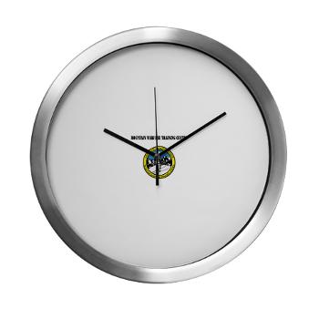MWTC - M01 - 03 - Mountain Warfare Training Center with Text - Modern Wall Clock - Click Image to Close