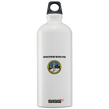 MWTC - M01 - 03 - Mountain Warfare Training Center with Text - Sigg Water Bottle 1.0L